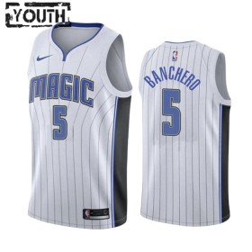 Orlando Magic Paolo Banchero 5 Nike 2022-23 Association Edition Valkoinen Lasten Pelipaidat Swingman